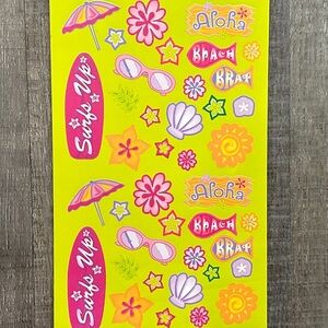 💞 New Aloha Surfs Up Travel Scrapbook Craft Stickers